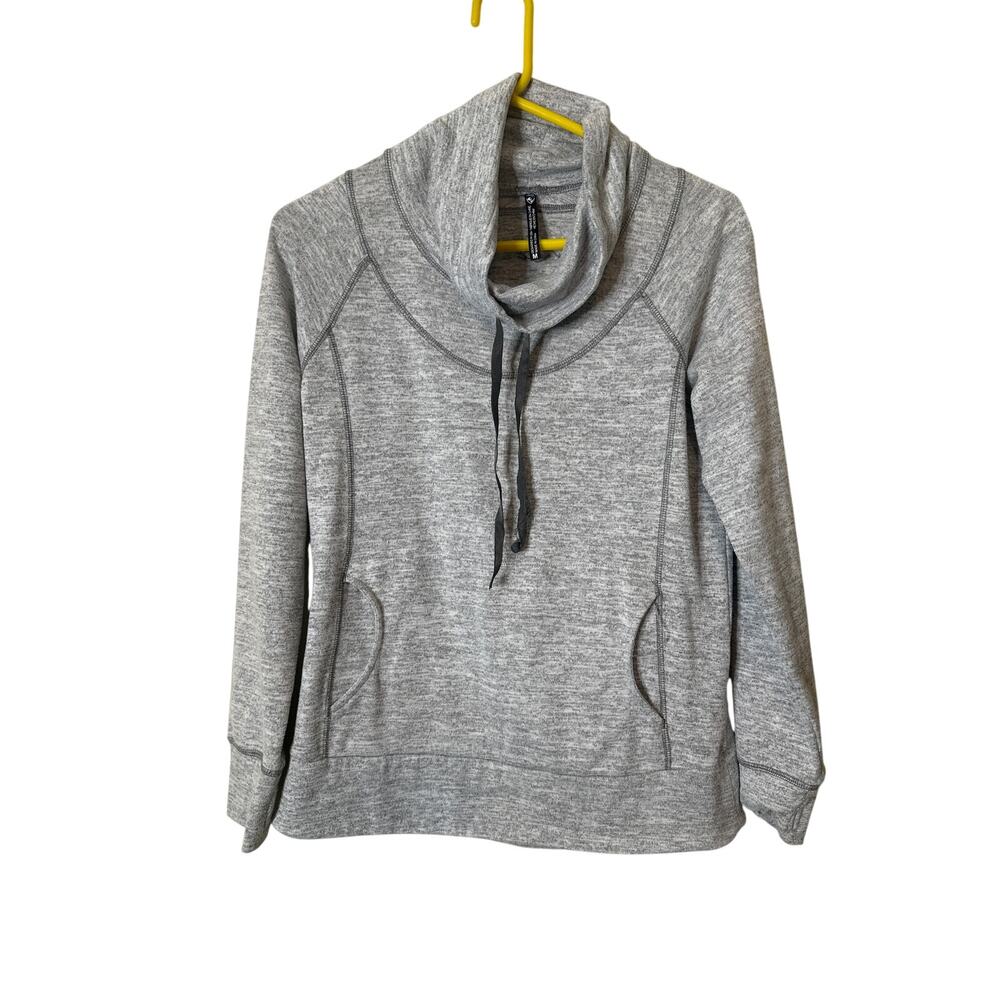 Kuhl Women's Lea Long Sleeve Pullover w/Thumbholes in Ash Size Medium c2